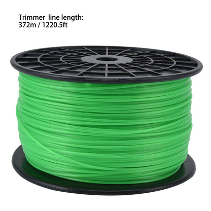 2mm String Trimmer Line Round Grass Trimmer Line Green Lawn Mower Line for Husqvarna 372m / 1220.5ft V1294-YM0523-3111220082814