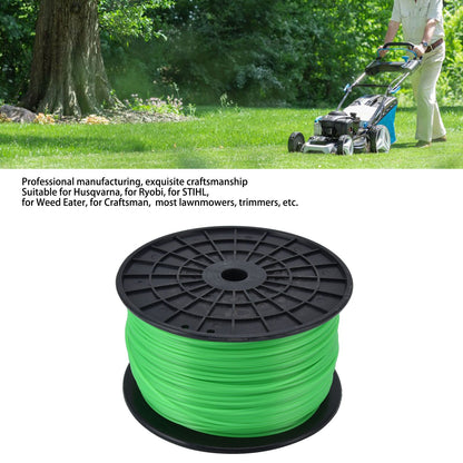 2mm String Trimmer Line Round Grass Trimmer Line Green Lawn Mower Line for Husqvarna 372m / 1220.5ft V1294-YM0523-3111220082814