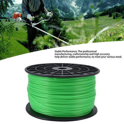 2mm String Trimmer Line Round Grass Trimmer Line Green Lawn Mower Line for Husqvarna 372m / 1220.5ft V1294-YM0523-3111220082814