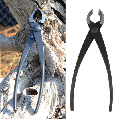 200mm/7.9in Concave Branch Cutter High Strength Manganese Steel Diagonal Pliers Black V1294-YM0523-3111220083711