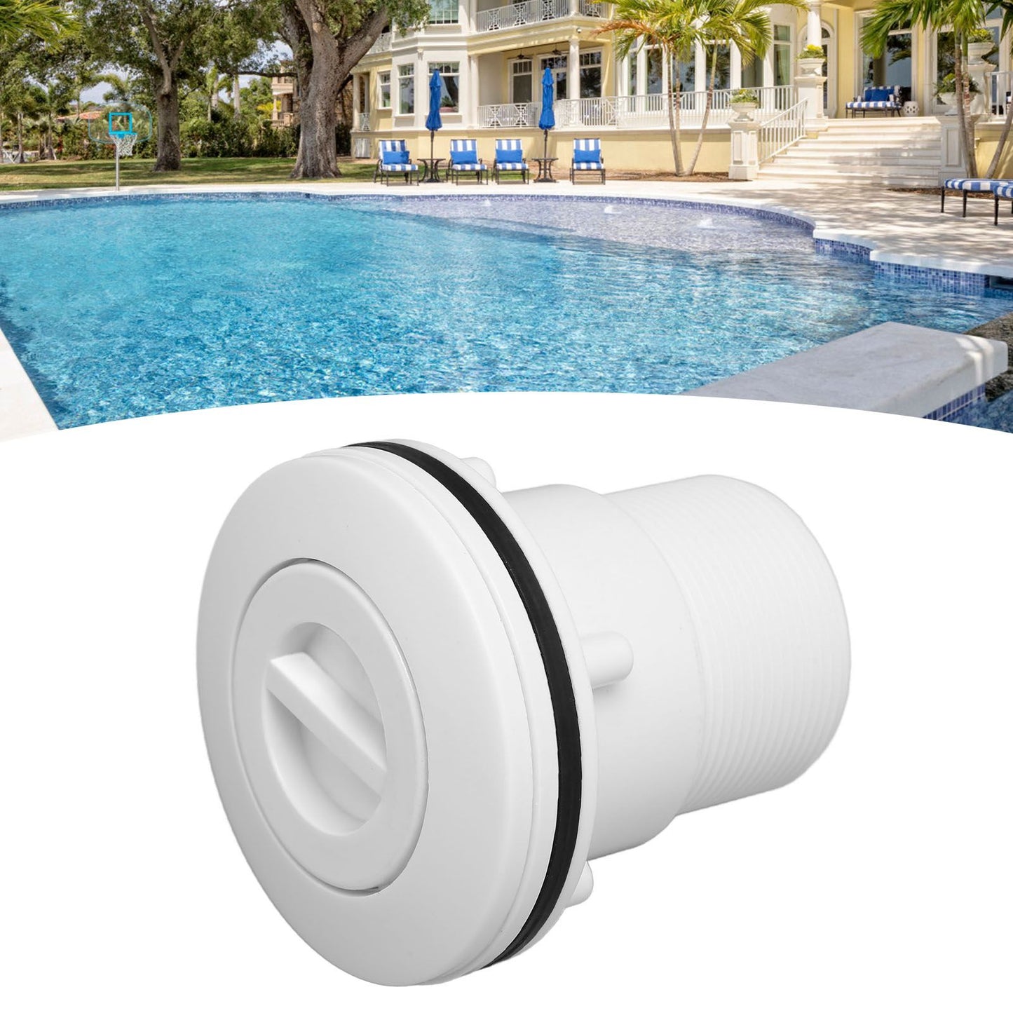 1.5 Inch Pool Nozzle Replacement G2A Thread Wear Resistant Pool Outlet Nozzle for Swimming Pool V1294-YM0523-3111220084011
