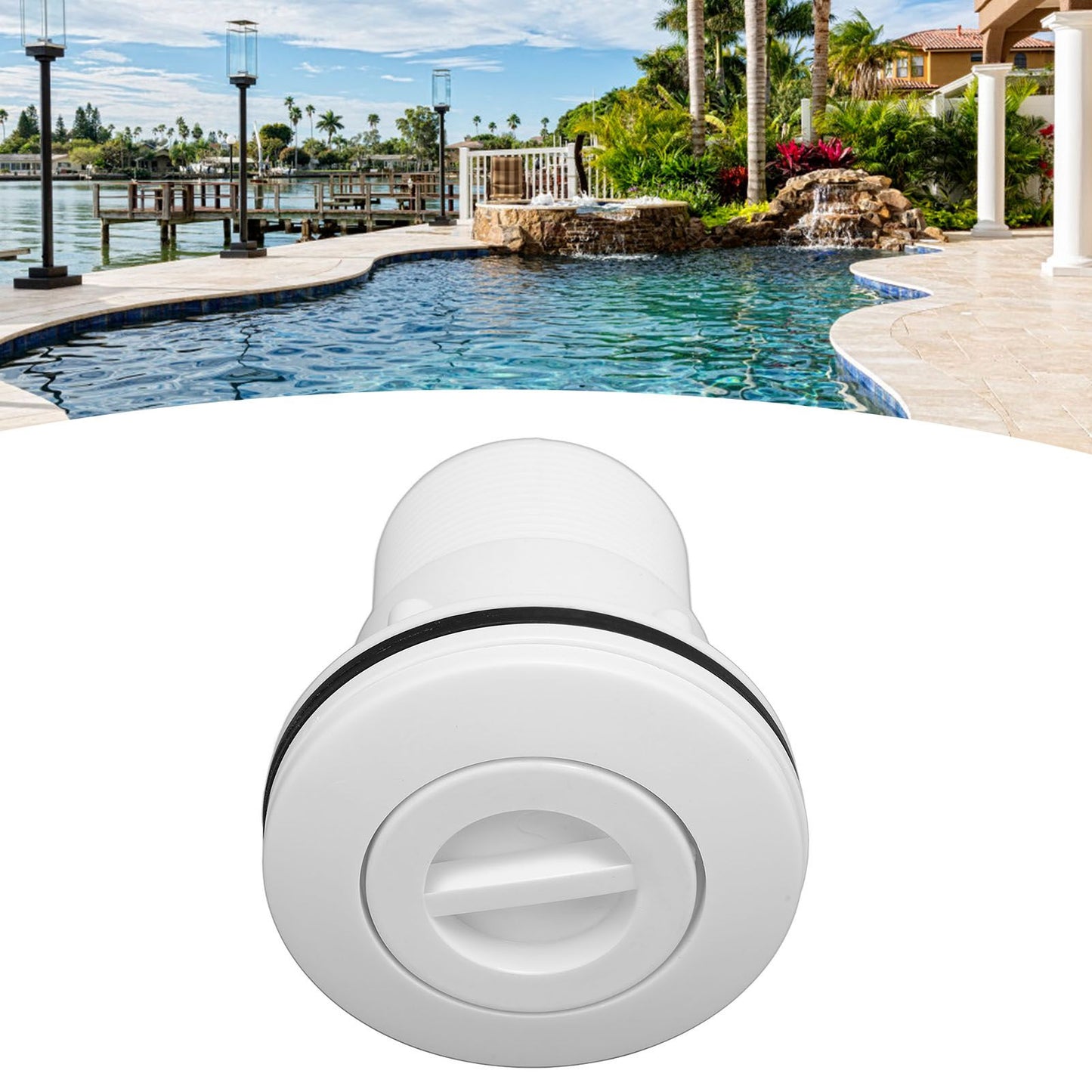 1.5 Inch Pool Nozzle Replacement G2A Thread Wear Resistant Pool Outlet Nozzle for Swimming Pool V1294-YM0523-3111220084011