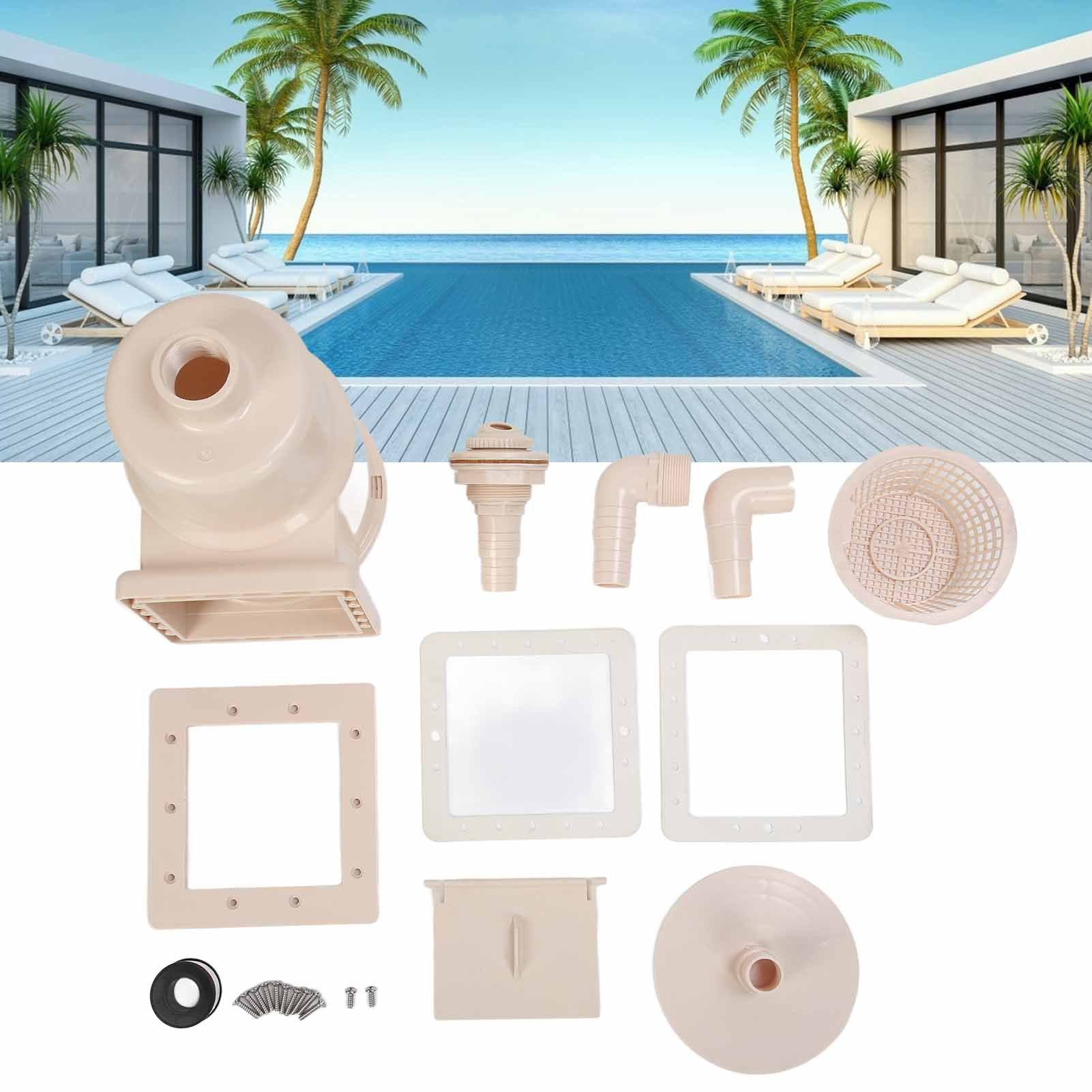 Swimming Pool Skimmer 1.5in Small Drain Pool Drainage Skimmer Swimming Pool Accessories V1294-YM0523-3111220085011
