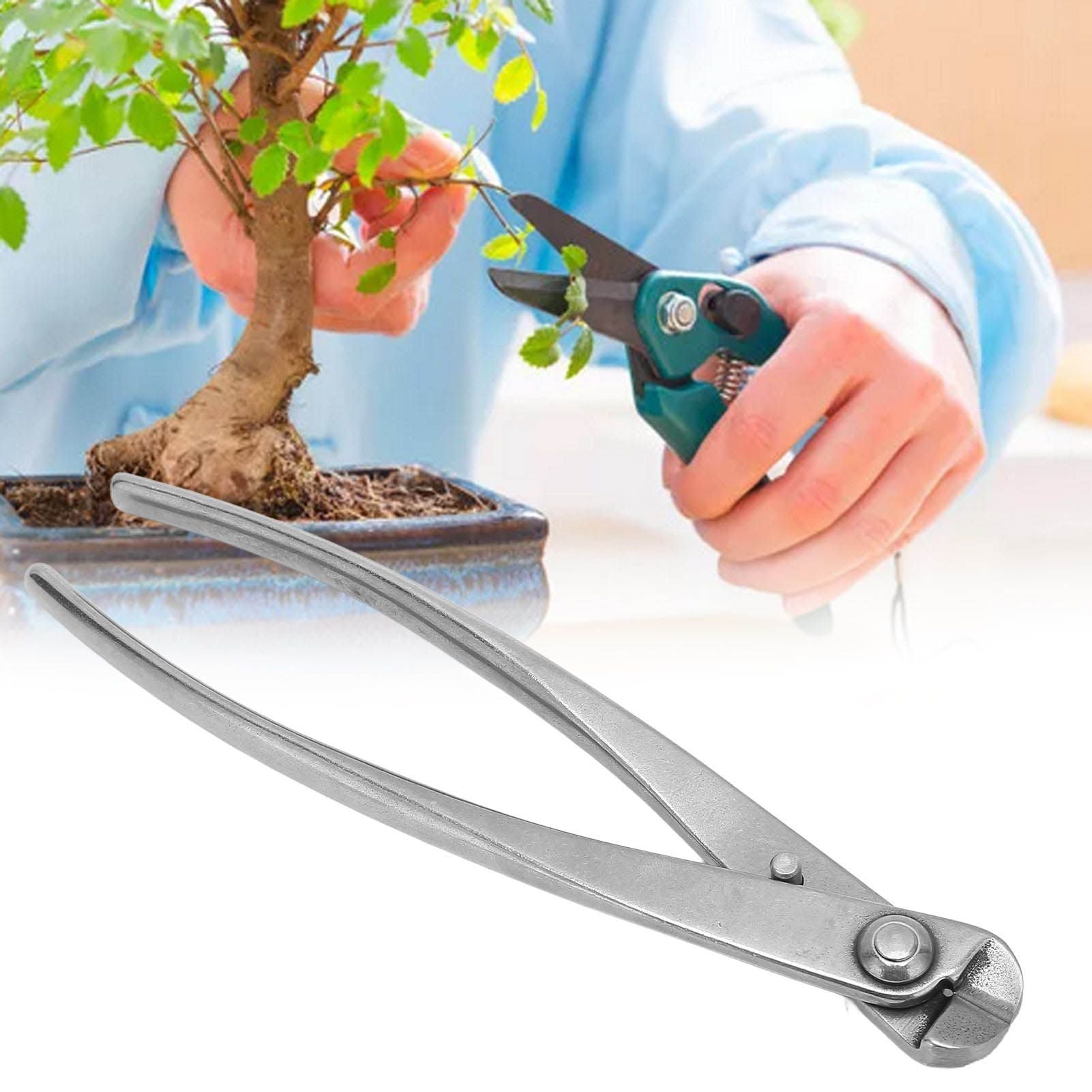 Bonsai Cutter 190mm/7.5in Stainless Steel Light Ergonomic Handle Professional Grade Bonsai Cutting Tool for V1294-YM0523-3111220085511