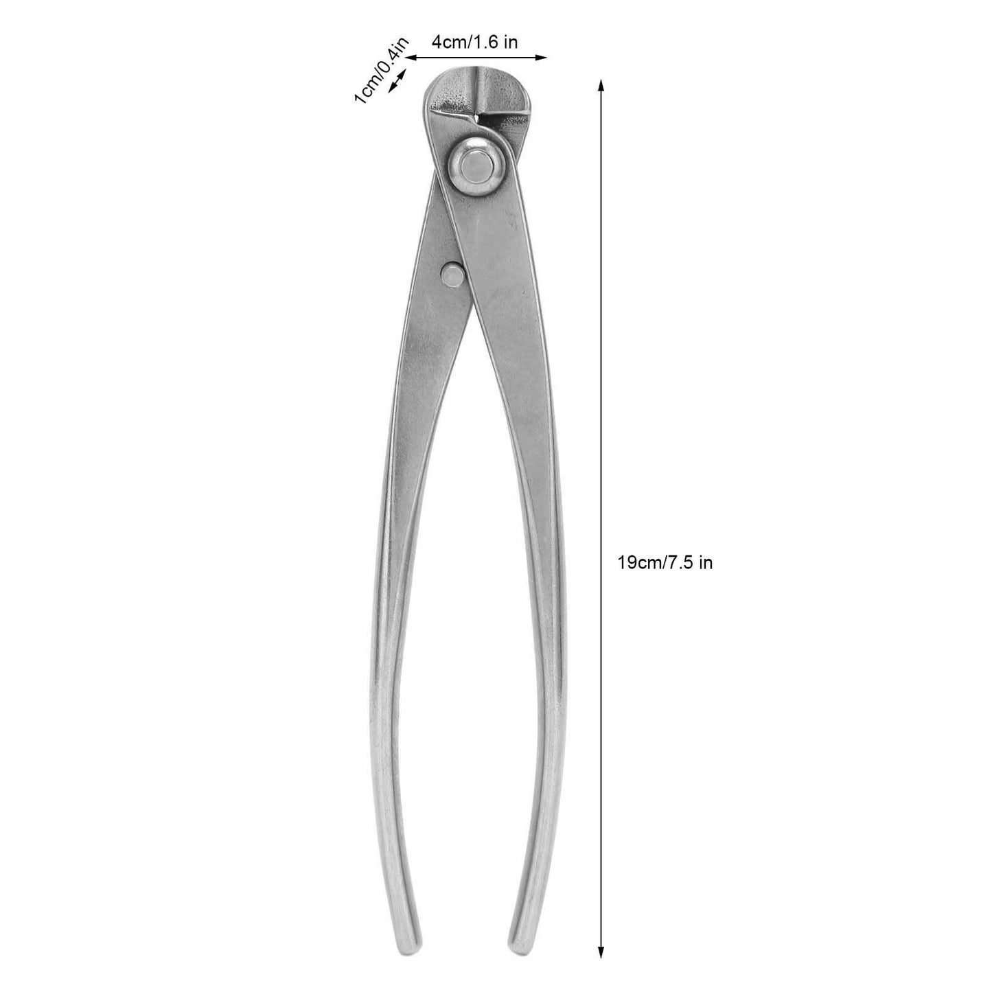 Bonsai Cutter 190mm/7.5in Stainless Steel Light Ergonomic Handle Professional Grade Bonsai Cutting Tool for V1294-YM0523-3111220085511