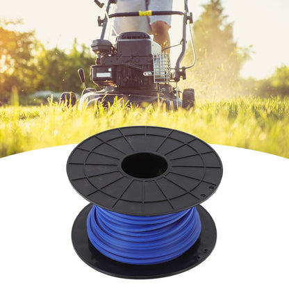 Trimmer Line 4.0mm Thickness Square Field Mower Auxiliary Tool for Husqvarna 30M Blue V1294-YM0523-3111220086011