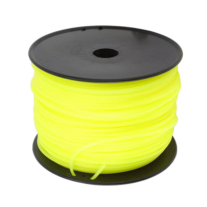 3mm String Trimmer Line Quadrate Trimmer Line Lawn Mower String Cord for Husqvarna Yellow 168m/551.2ft V1294-YM0523-3111220086212