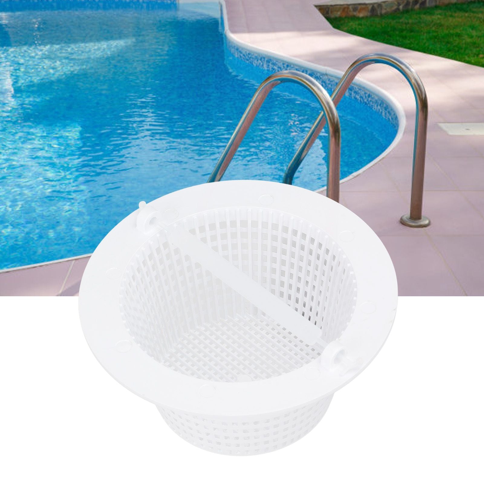 Skimmer Basket Plastic Replacement Swimming Pool Filter Basket with Handle for Hayward SP1091WM V1294-YM0523-3111220087311
