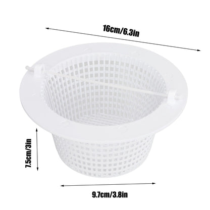 Skimmer Basket Plastic Replacement Swimming Pool Filter Basket with Handle for Hayward SP1091WM V1294-YM0523-3111220087311