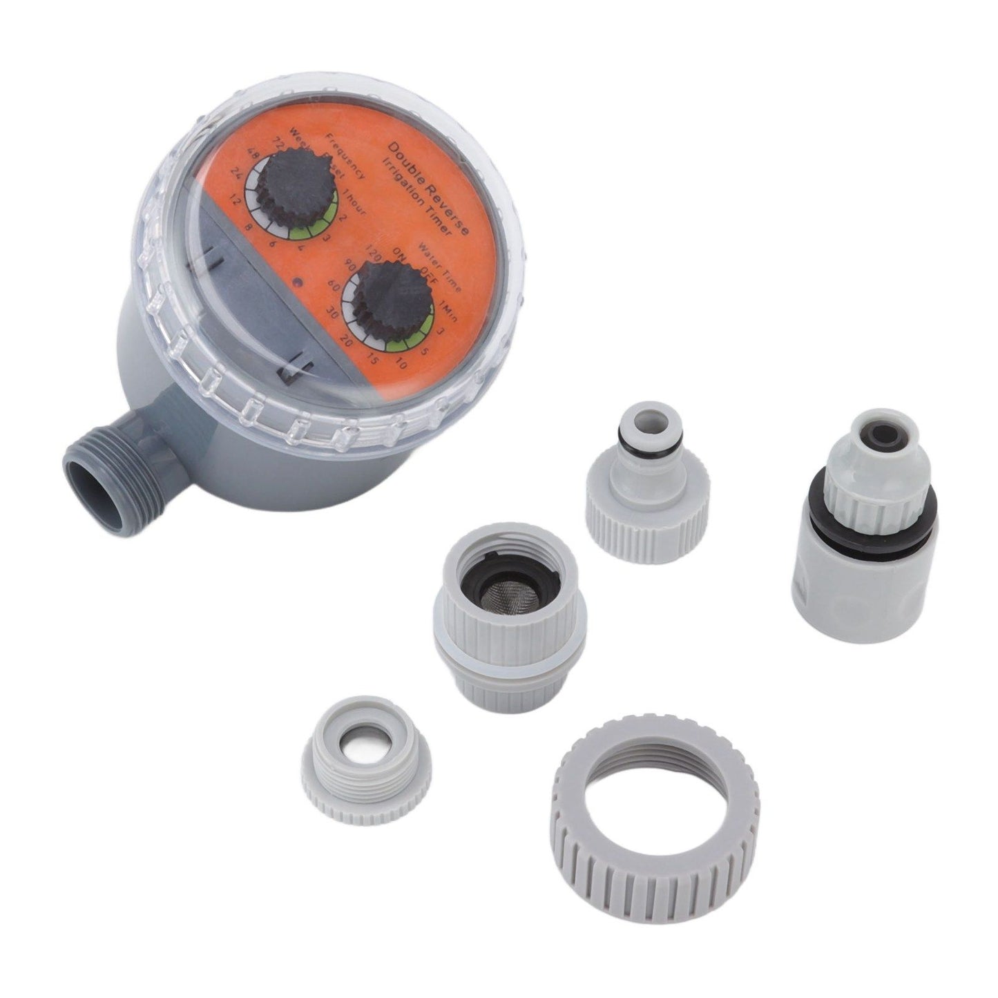 Irrigation Timer Dual Dial Ball Valve IP67 Waterproof Automatic Pressure Free Irrigation Timer for Courtyards V1294-YM0523-3111220087711