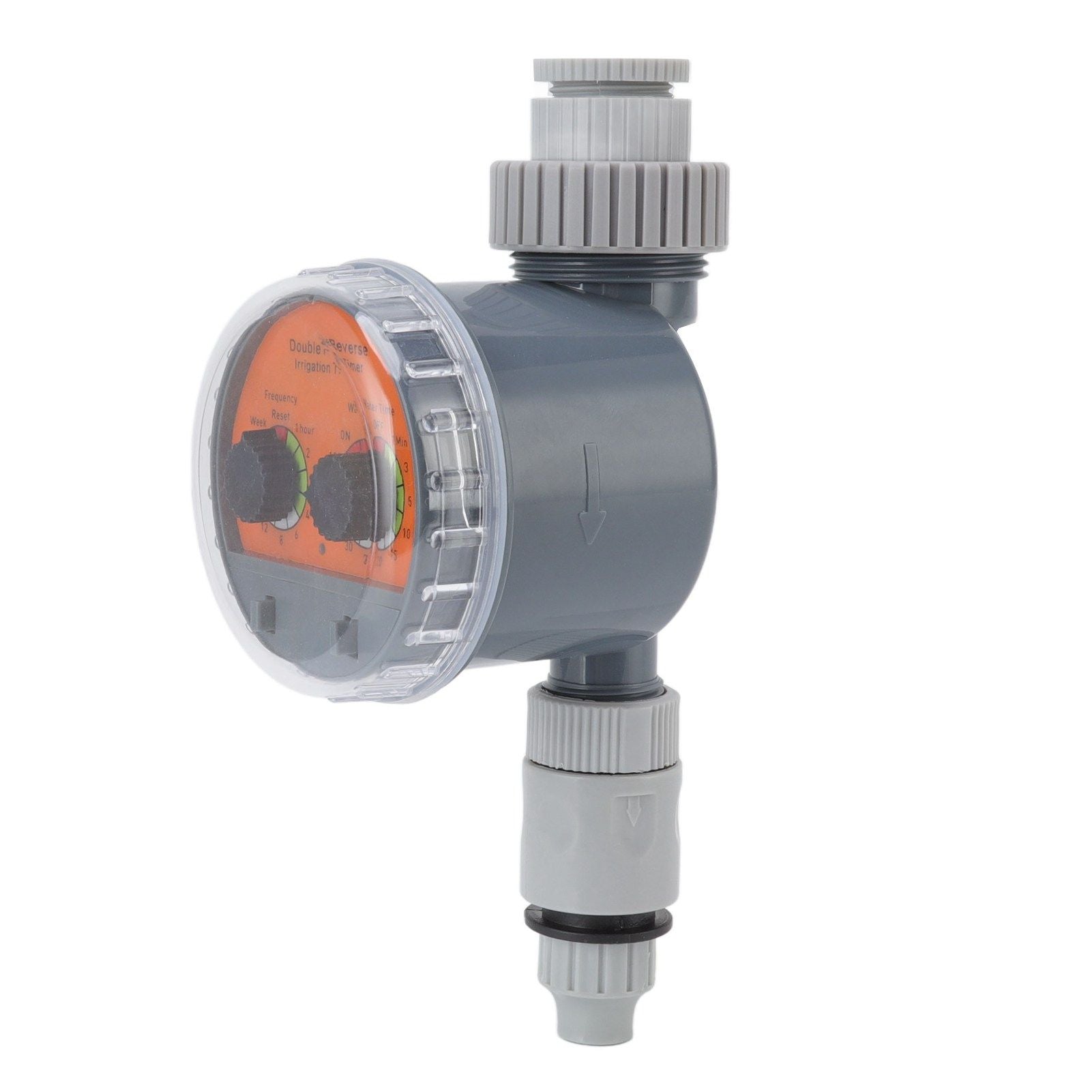 Irrigation Timer Dual Dial Ball Valve IP67 Waterproof Automatic Pressure Free Irrigation Timer for Courtyards V1294-YM0523-3111220087711
