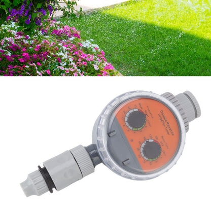 Irrigation Timer Dual Dial Ball Valve IP67 Waterproof Automatic Pressure Free Irrigation Timer for Courtyards V1294-YM0523-3111220087711