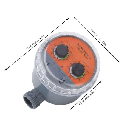 Irrigation Timer Dual Dial Ball Valve IP67 Waterproof Automatic Pressure Free Irrigation Timer for Courtyards V1294-YM0523-3111220087711