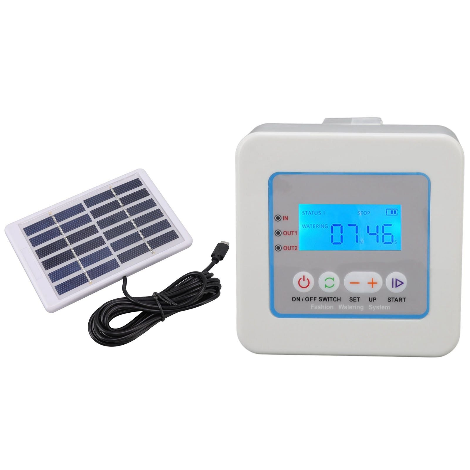 Micro Automatic Drip Irrigation Kit Programmable Timer Solar Multi Function Automatic Watering Sprayer with V1294-YM0523-3111220088911