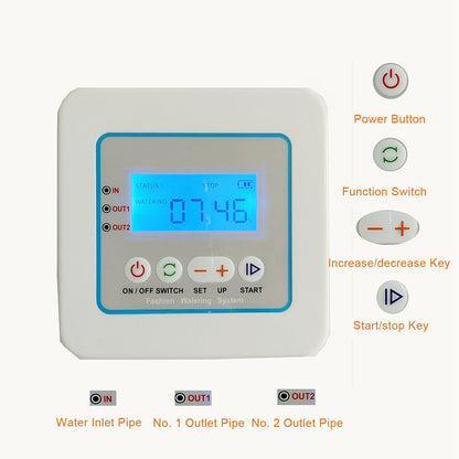Micro Automatic Drip Irrigation Kit Programmable Timer Solar Multi Function Automatic Watering Sprayer with V1294-YM0523-3111220088911