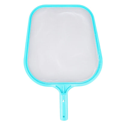 Pool Net Cyan Quick Cleaning Plastic Structure Nylon Material Pool Skimmer Leaf Net for Hot Tubs Fountains V1294-YM0523-3111220089011