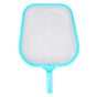 Pool Net Cyan Quick Cleaning Plastic Structure Nylon Material Pool Skimmer Leaf Net for Hot Tubs Fountains V1294-YM0523-3111220089011