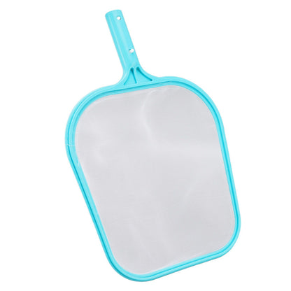 Pool Net Cyan Quick Cleaning Plastic Structure Nylon Material Pool Skimmer Leaf Net for Hot Tubs Fountains V1294-YM0523-3111220089011