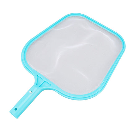Pool Net Cyan Quick Cleaning Plastic Structure Nylon Material Pool Skimmer Leaf Net for Hot Tubs Fountains V1294-YM0523-3111220089011