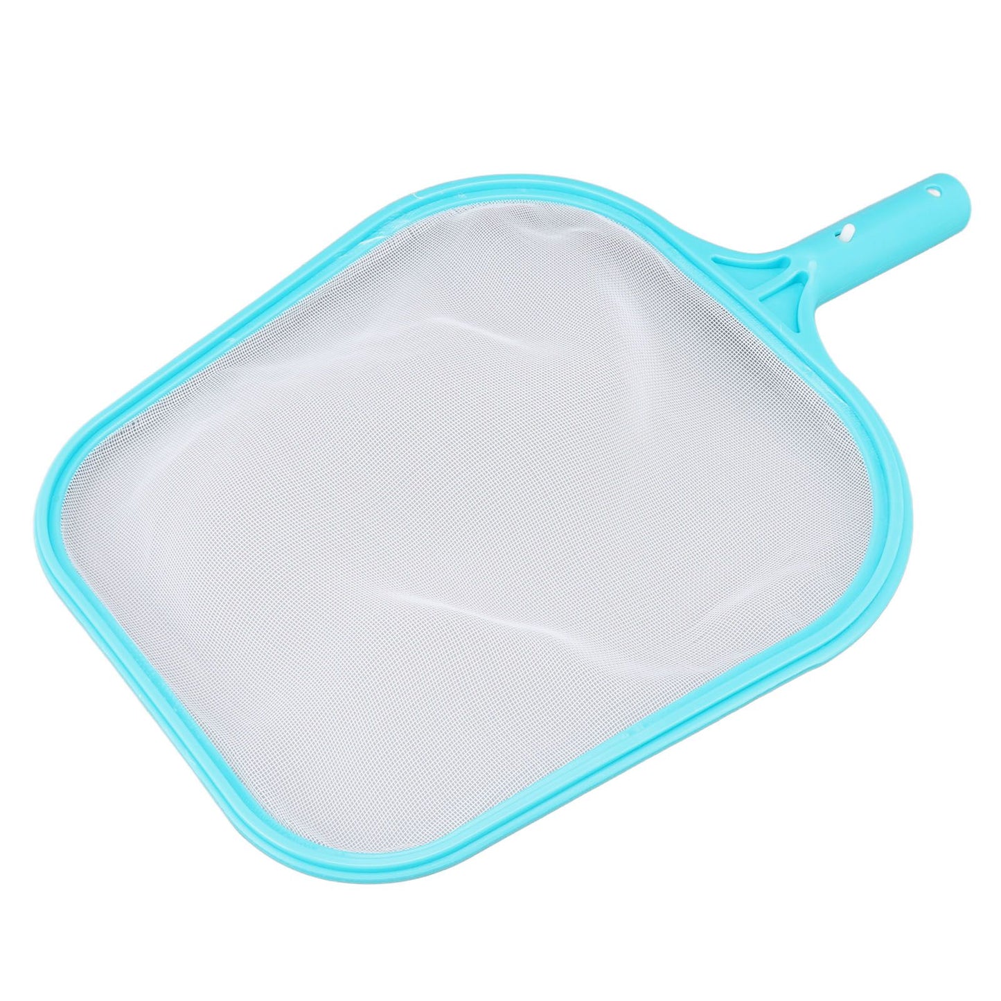 Pool Net Cyan Quick Cleaning Plastic Structure Nylon Material Pool Skimmer Leaf Net for Hot Tubs Fountains V1294-YM0523-3111220089011
