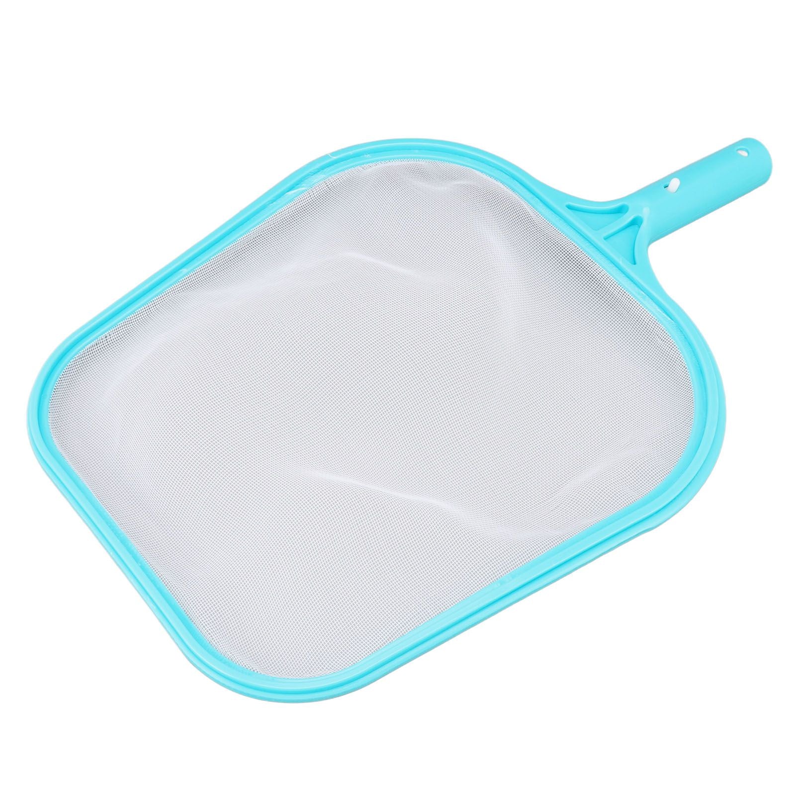 Pool Net Cyan Quick Cleaning Plastic Structure Nylon Material Pool Skimmer Leaf Net for Hot Tubs Fountains V1294-YM0523-3111220089011