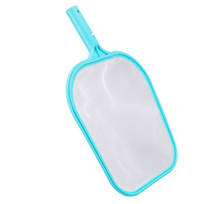 Pool Net Cyan Quick Cleaning Plastic Structure Nylon Material Pool Skimmer Leaf Net for Hot Tubs Fountains V1294-YM0523-3111220089011