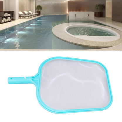 Pool Net Cyan Quick Cleaning Plastic Structure Nylon Material Pool Skimmer Leaf Net for Hot Tubs Fountains V1294-YM0523-3111220089011