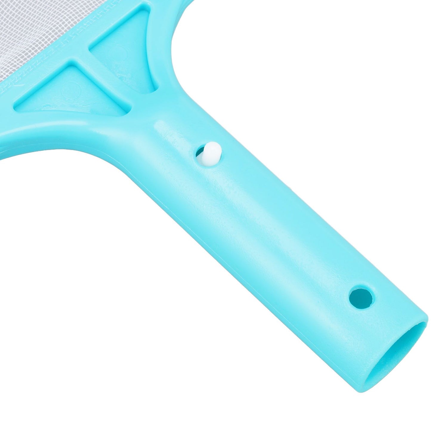 Pool Net Cyan Quick Cleaning Plastic Structure Nylon Material Pool Skimmer Leaf Net for Hot Tubs Fountains V1294-YM0523-3111220089011