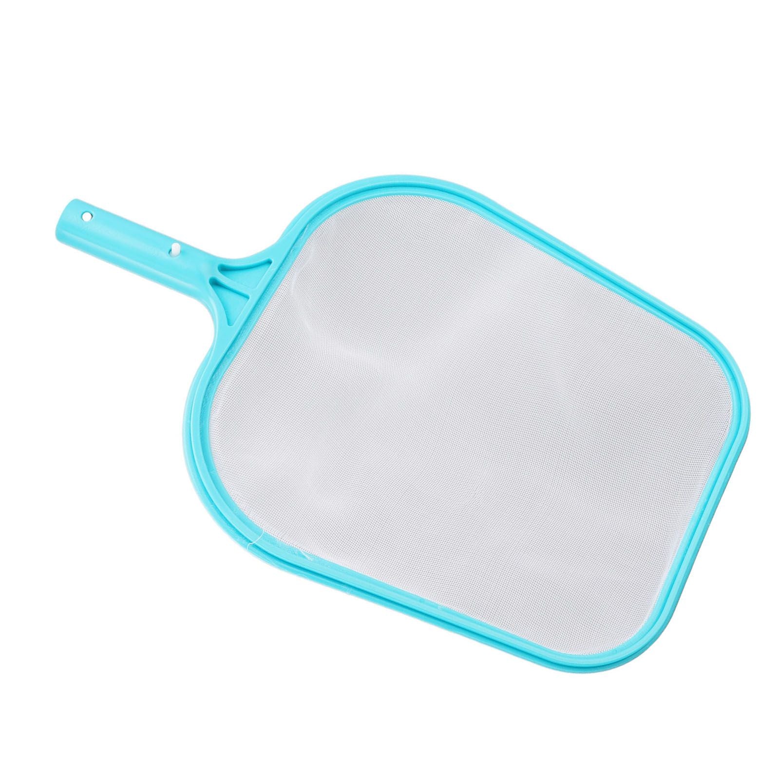 Pool Net Cyan Quick Cleaning Plastic Structure Nylon Material Pool Skimmer Leaf Net for Hot Tubs Fountains V1294-YM0523-3111220089011