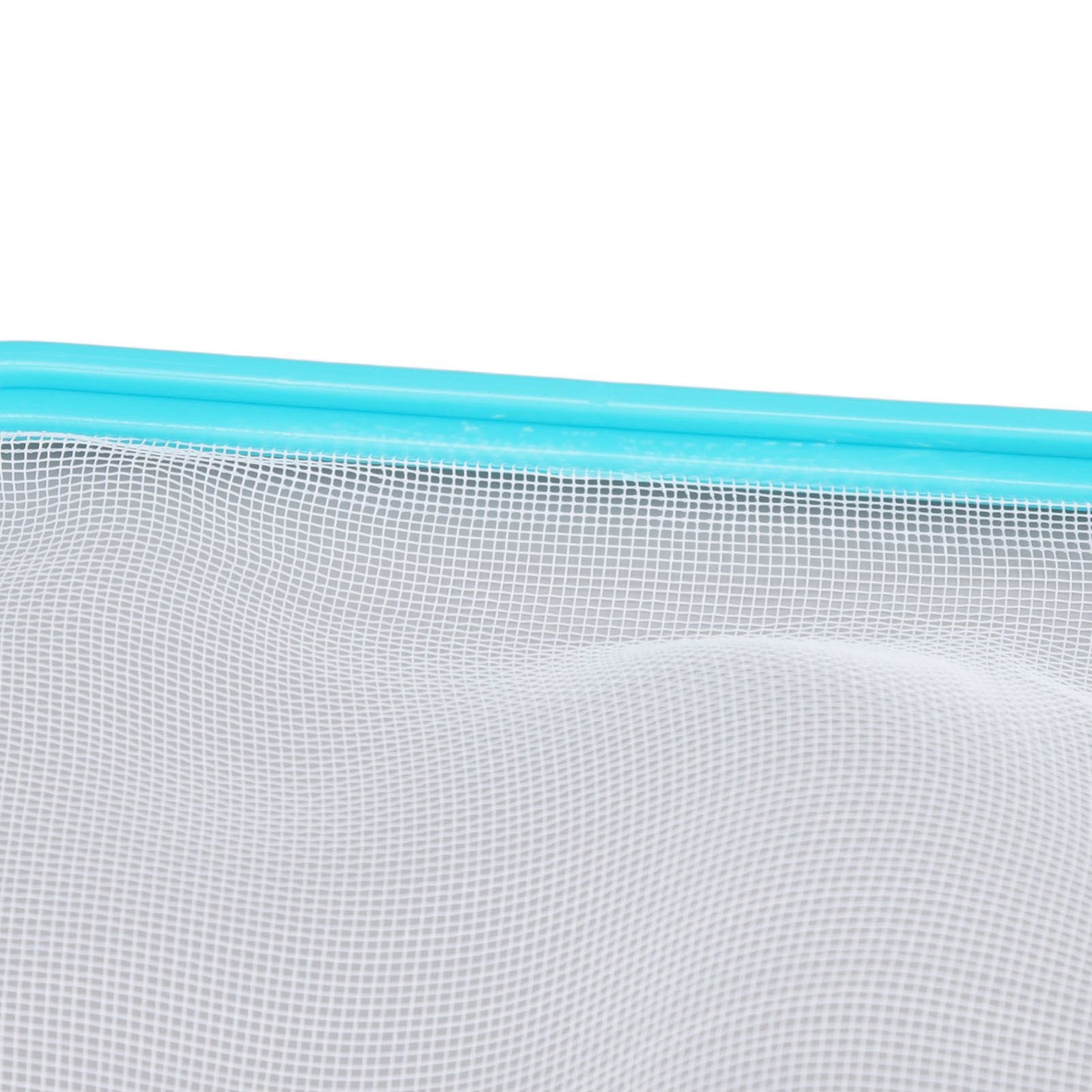 Pool Net Cyan Quick Cleaning Plastic Structure Nylon Material Pool Skimmer Leaf Net for Hot Tubs Fountains V1294-YM0523-3111220089011