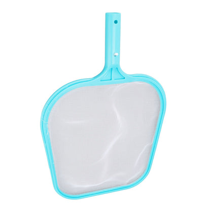 Pool Net Cyan Quick Cleaning Plastic Structure Nylon Material Pool Skimmer Leaf Net for Hot Tubs Fountains V1294-YM0523-3111220089011