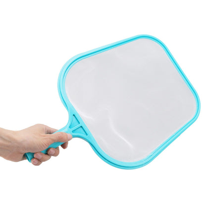 Pool Net Cyan Quick Cleaning Plastic Structure Nylon Material Pool Skimmer Leaf Net for Hot Tubs Fountains V1294-YM0523-3111220089011