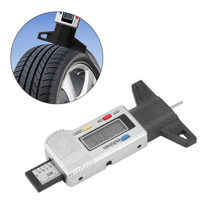 Tire Tread Depth Gauge Large Digital Display Accurate Tread Checker for Truck Car Motorcycle V1294-YM0523-3111220090011