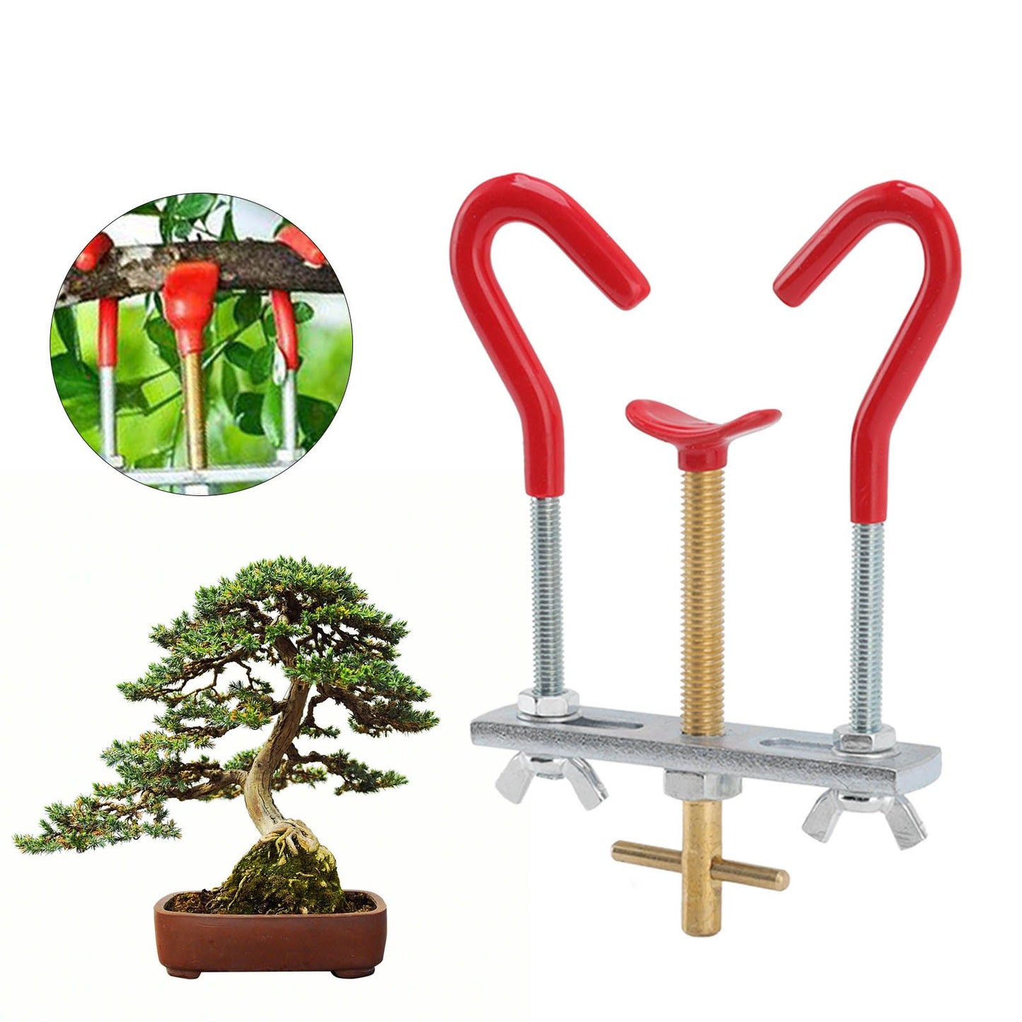 Branch Bender Prevent Slip Carbon Steel DIY Shaping Tree Trunk Adjuster Tool for Bonsai Gardening V1294-YM0523-3111220090511
