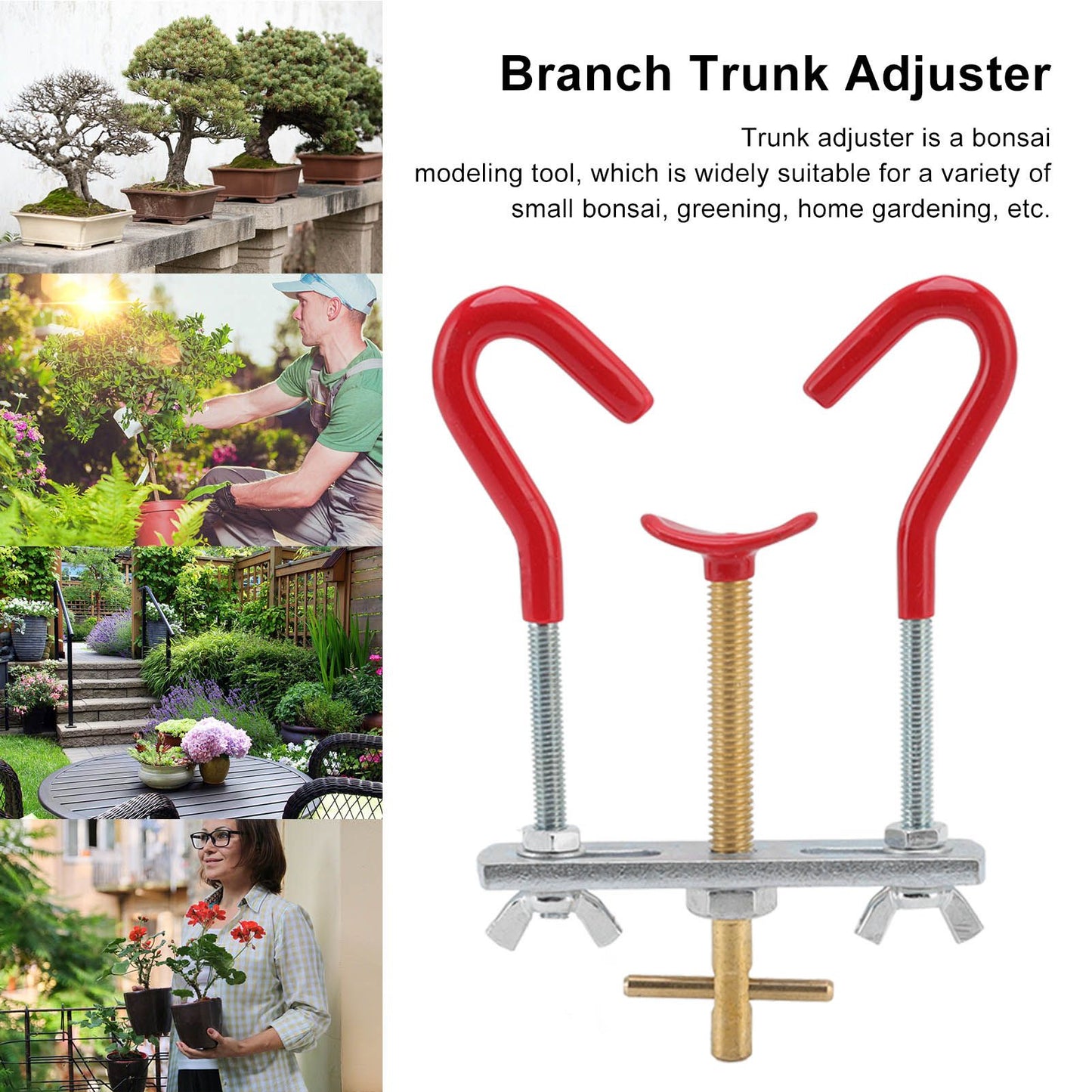 Branch Bender Prevent Slip Carbon Steel DIY Shaping Tree Trunk Adjuster Tool for Bonsai Gardening V1294-YM0523-3111220090511