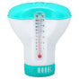 Spa Chemical Dispenser with Thermometer Reusable Lake Blue Swimming Pool Chlorine Tablet Floater V1294-YM0523-3111220090611