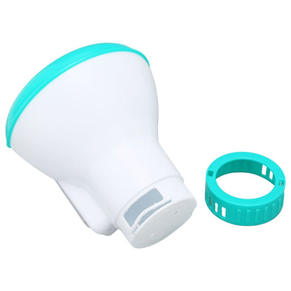 Spa Chemical Dispenser with Thermometer Reusable Lake Blue Swimming Pool Chlorine Tablet Floater V1294-YM0523-3111220090611
