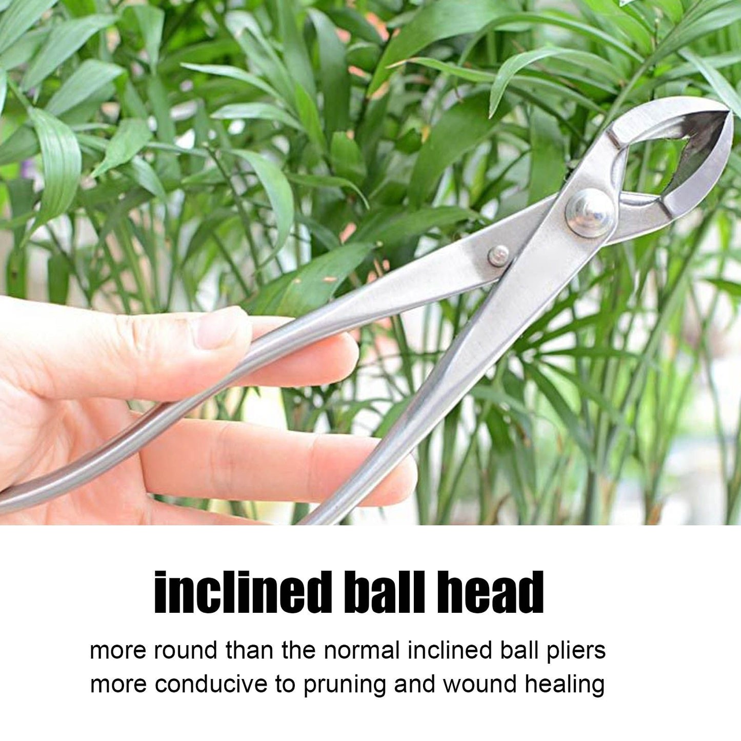 21cm/8.27in Stainless Steel Bonsai Root Cutter Trunk Splitter Branch Cutter Gardening Tool V1294-YM0523-3111220090711