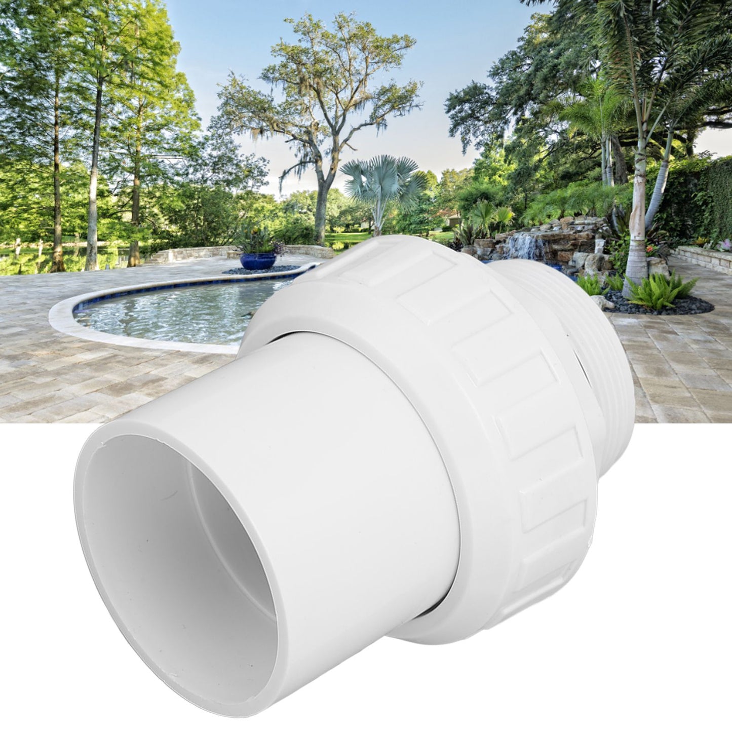 G2 Male Thread Pool Filter Pump Adapter Fitting Quick Connector Replacement for Pool Spa Pump V1294-YM0523-3111220091111