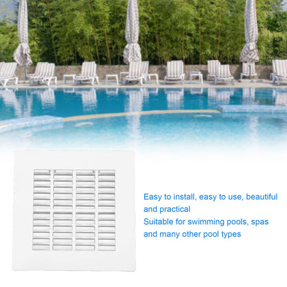 Floor Drain Cover Quadrate Multipurpose Swimming Pool Main Drainage Port for Spa Pool V1294-YM0523-3111220091211