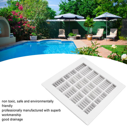 SP-1031 Pool Main Drain 25.3x25.3cm Replacement Pool Square Main Drain for Swimming Pools Massage Pools SPA V1294-YM0523-3111220091711