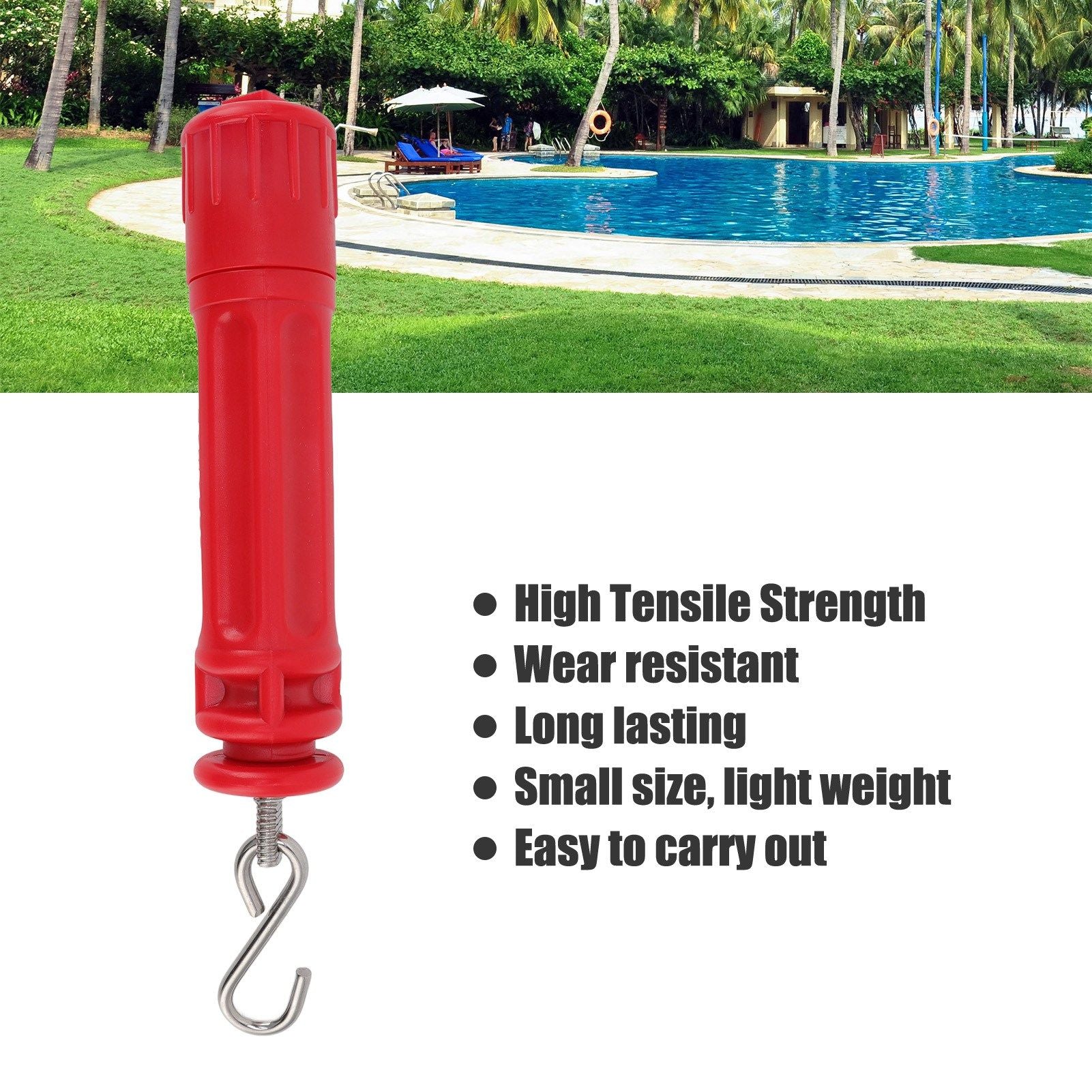 Lane Line Tensioner Scratch Proof Stainless Steel S Hook Lane Rope Tightener for Swimming Pool V1294-YM0523-3111220091811