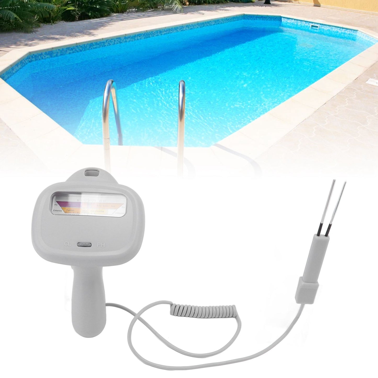 Pc-104 Water Quality Tester Accurate Portable Easy to Read PH Chlorine Tester for Swimming Pools and SPA Pools V1294-YM0523-3111220092911