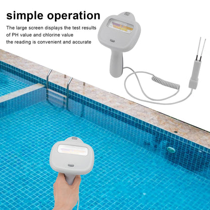 Pc-104 Water Quality Tester Accurate Portable Easy to Read PH Chlorine Tester for Swimming Pools and SPA Pools V1294-YM0523-3111220092911