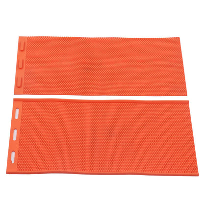 2pcs 5.4mm Beeswax Press Sheet Mould Foundation Foldable Silicone Beeswax Mold for Beekeeping Orange V1294-YM0523-3111220093211