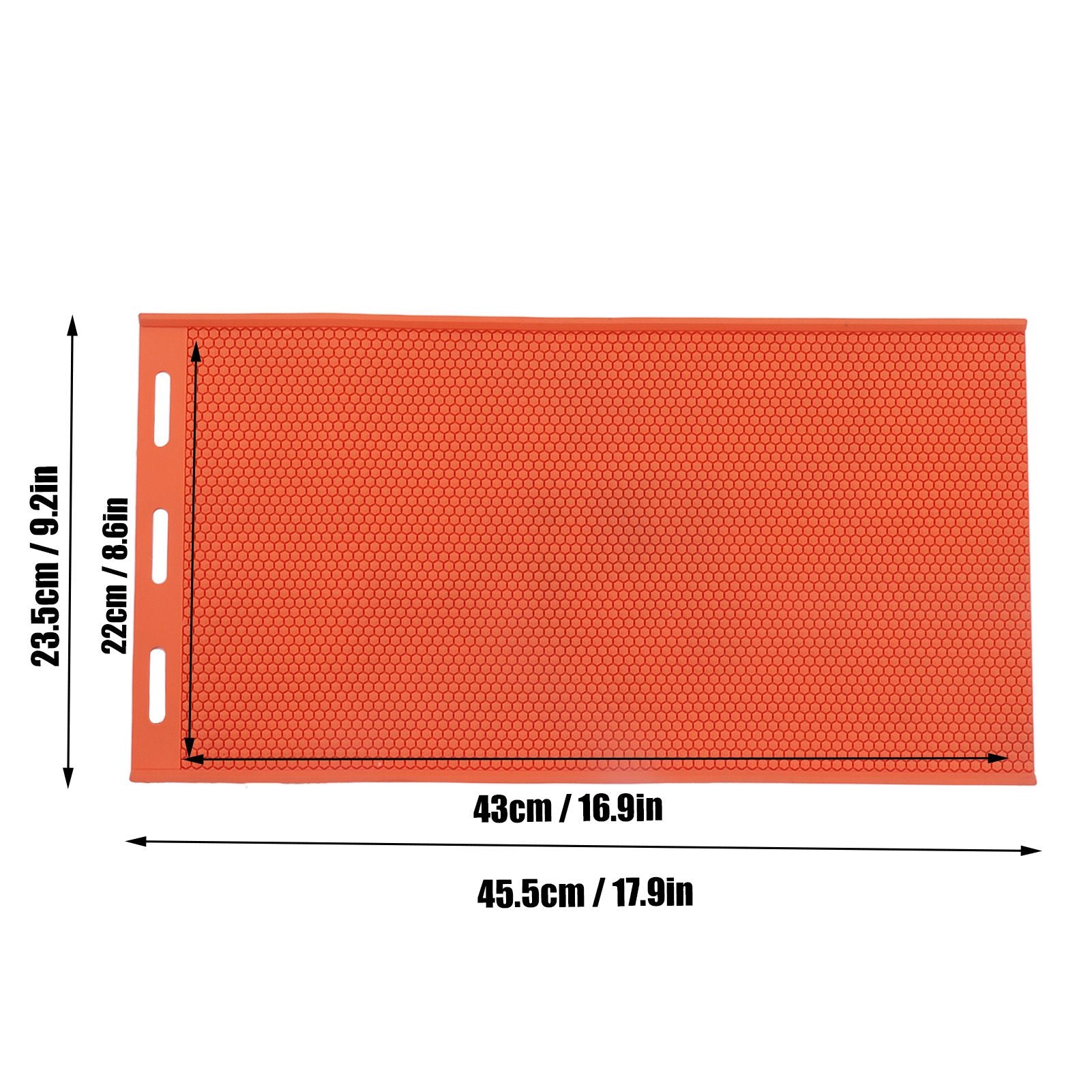 2pcs 5.4mm Beeswax Press Sheet Mould Foundation Foldable Silicone Beeswax Mold for Beekeeping Orange V1294-YM0523-3111220093211