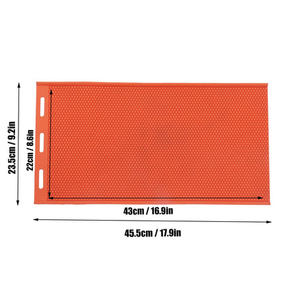 2pcs 5.4mm Beeswax Press Sheet Mould Foundation Foldable Silicone Beeswax Mold for Beekeeping Orange V1294-YM0523-3111220093211