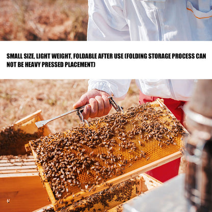 2pcs 5.4mm Beeswax Press Sheet Mould Foundation Foldable Silicone Beeswax Mold for Beekeeping Orange V1294-YM0523-3111220093211