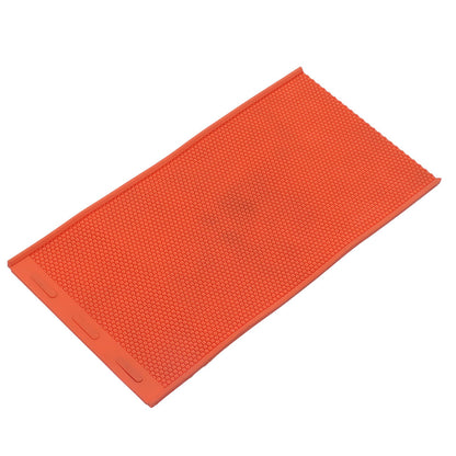 2pcs 5.4mm Beeswax Press Sheet Mould Foundation Foldable Silicone Beeswax Mold for Beekeeping Orange V1294-YM0523-3111220093211