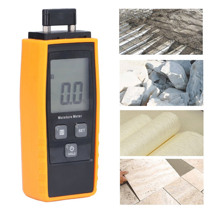 Wood Moisture Meter High Accuracy Easy to Read Portable Digital Moisture Detector for Woodworking Building V1294-YM0523-3111220093811